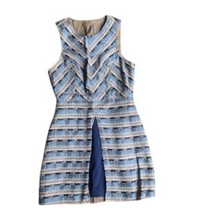 Sleeveless Tweed Dress